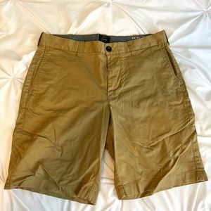 J. Crew Stretch Flat Front Khaki Shorts